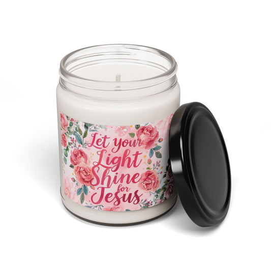 Let Your Light Shine for Jesus Scented Soy Candle (9 oz)