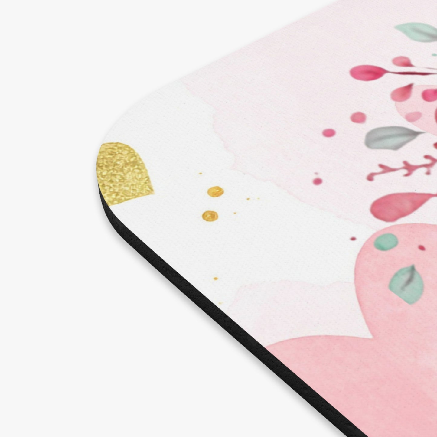 True Love Heart Mouse Pad — Romance Mousepad with "True Love" & Romans 5:8 Design