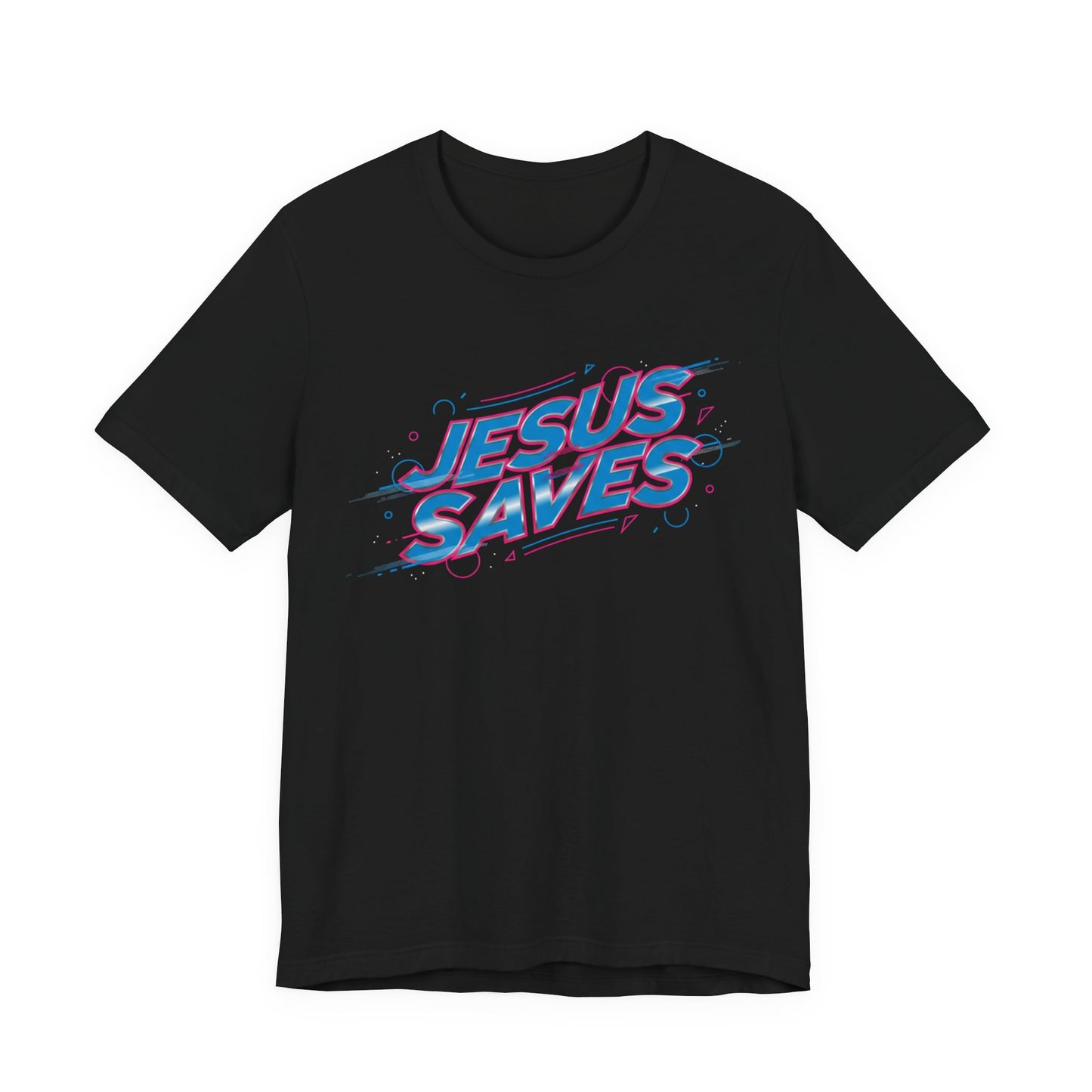 Melting 'Jesus Saves' Tee | Kinetic Typography, Glitch Text Design