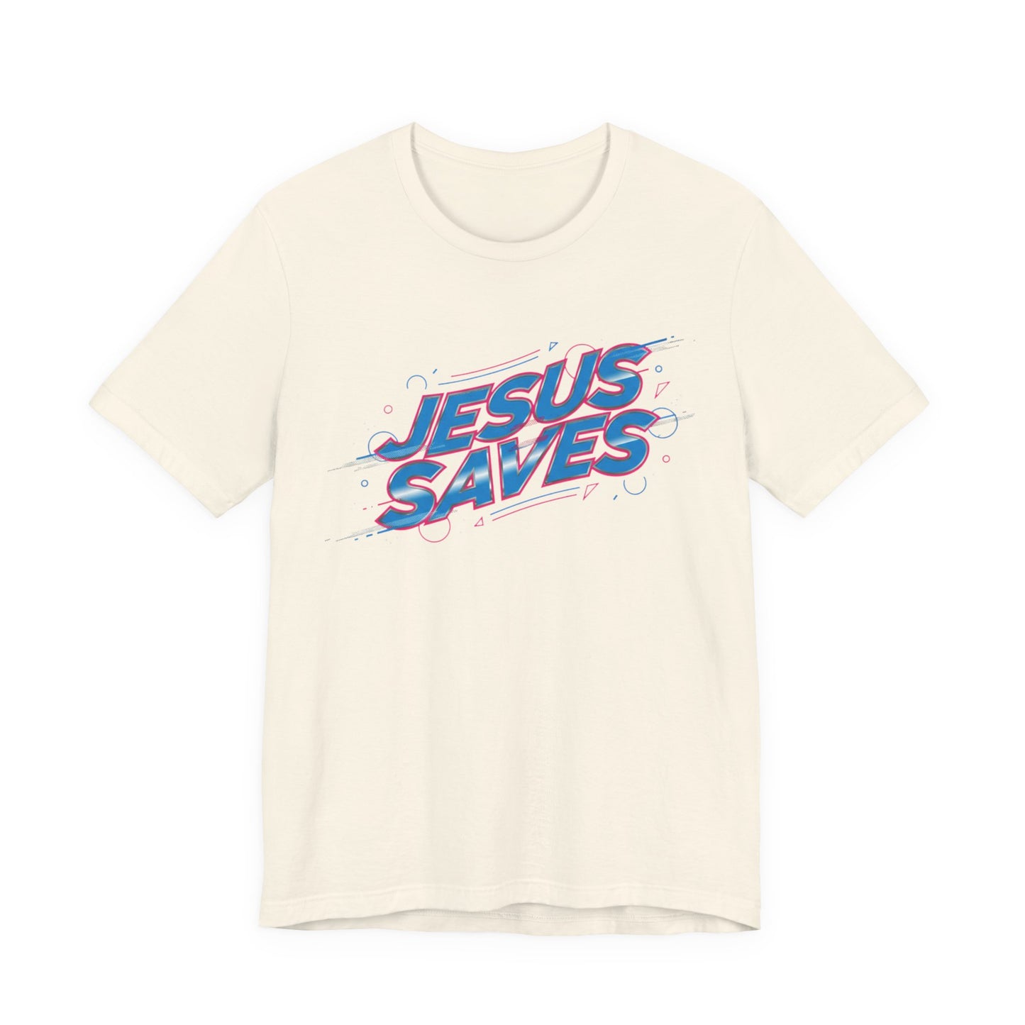 Melting 'Jesus Saves' Tee | Kinetic Typography, Glitch Text Design